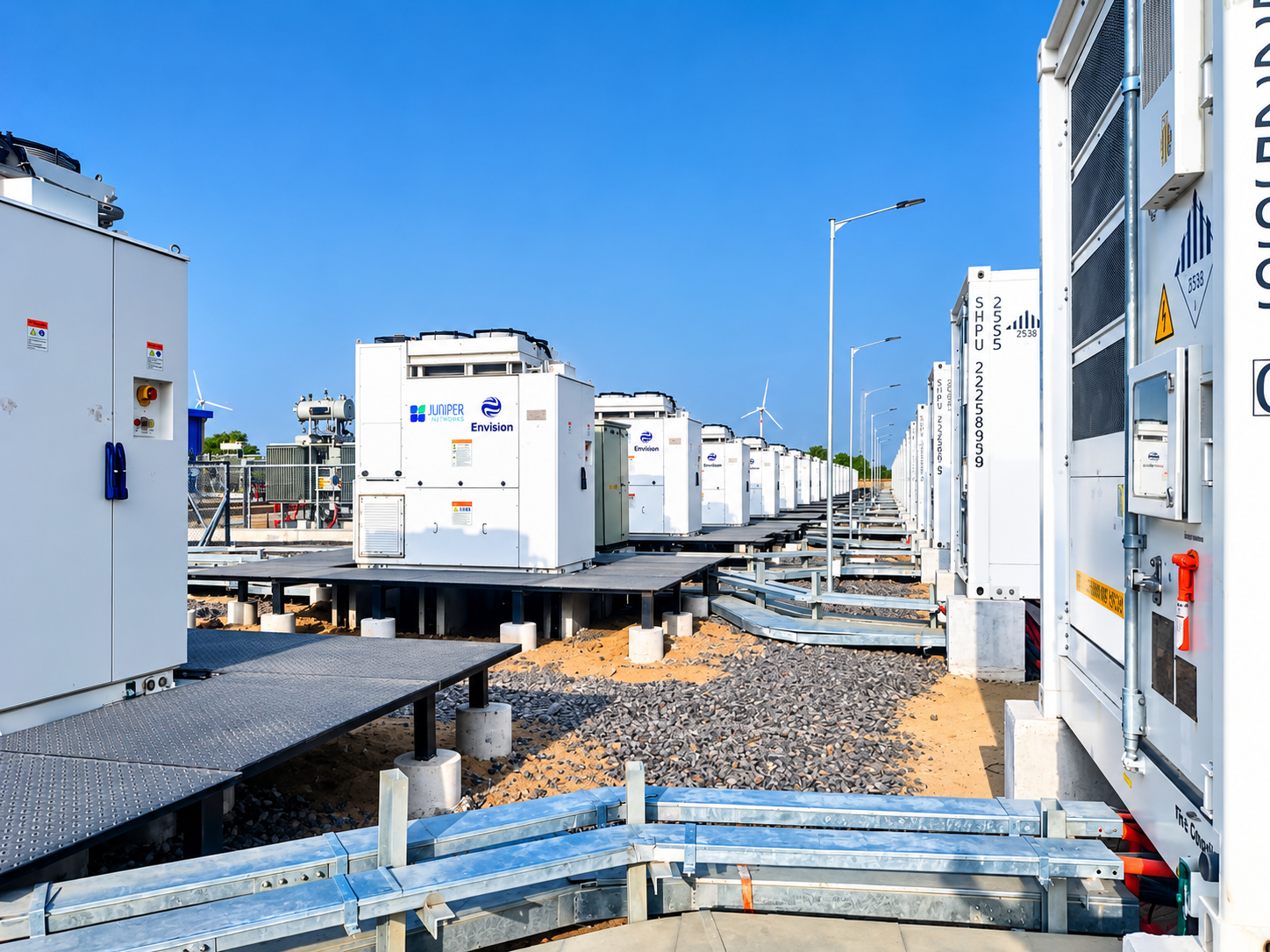 Sharda Solar System electrical infrastructure project