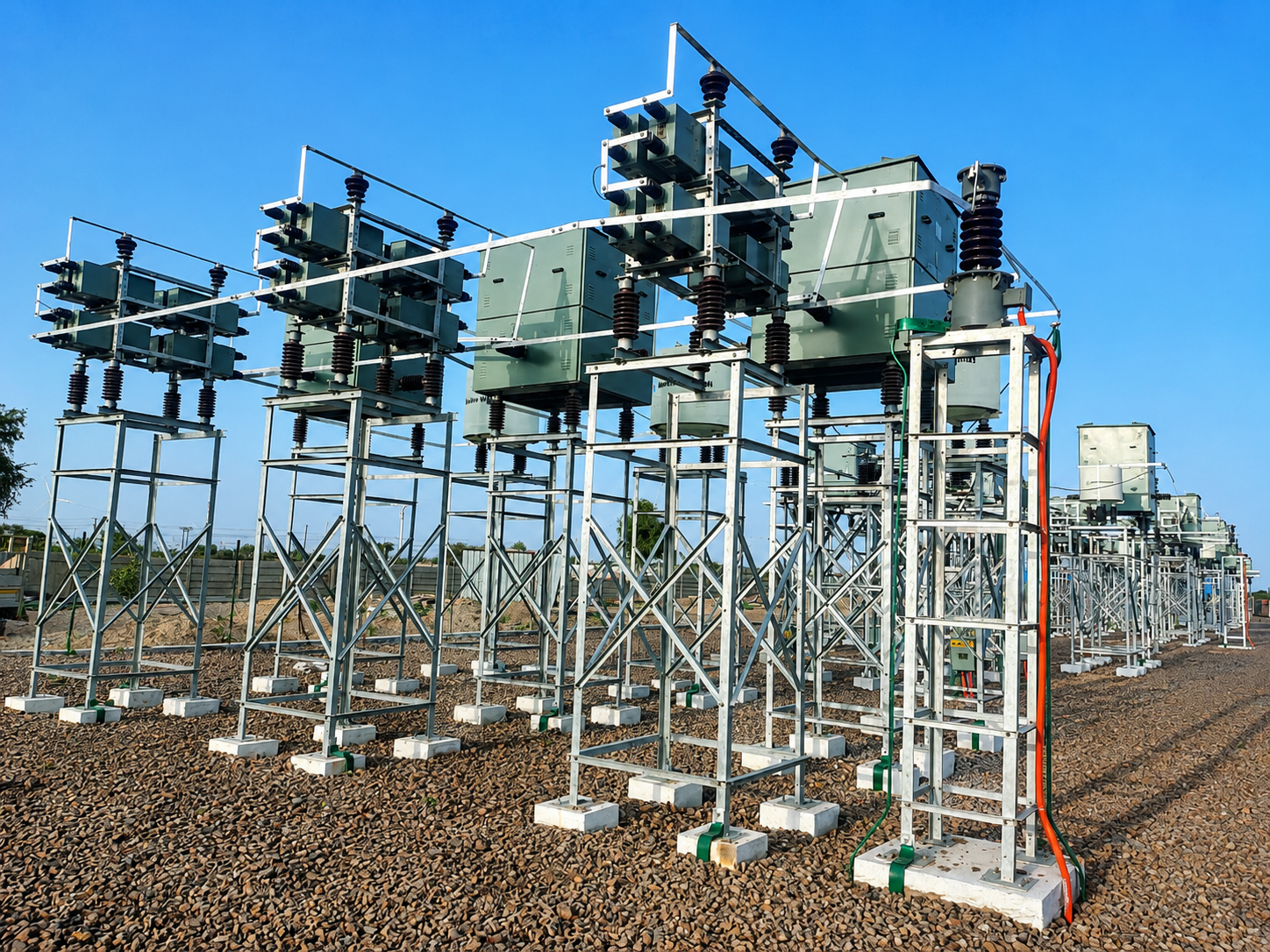 Sharda Solar System electrical project work