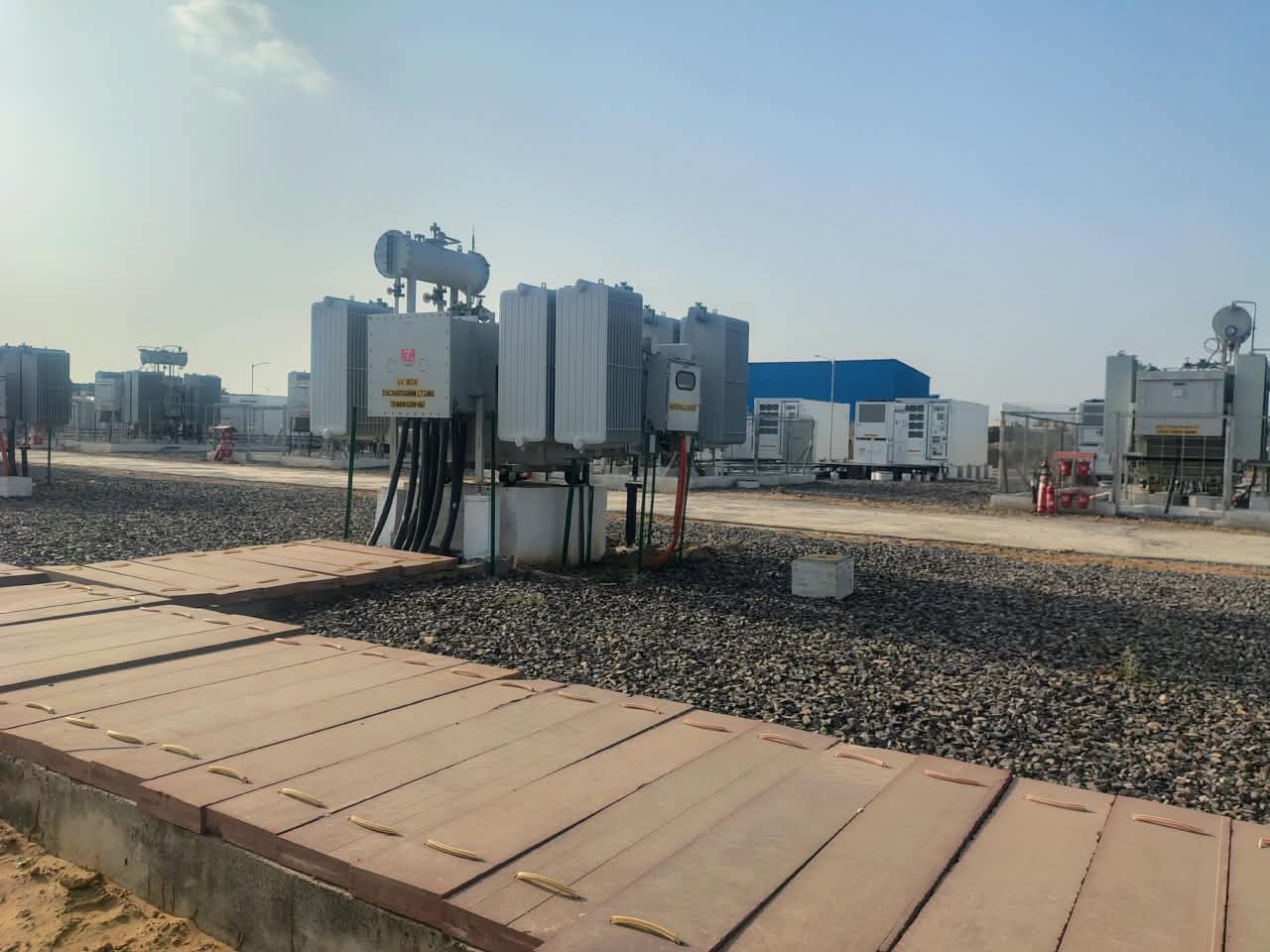 Sharda Solar System project infrastructure work